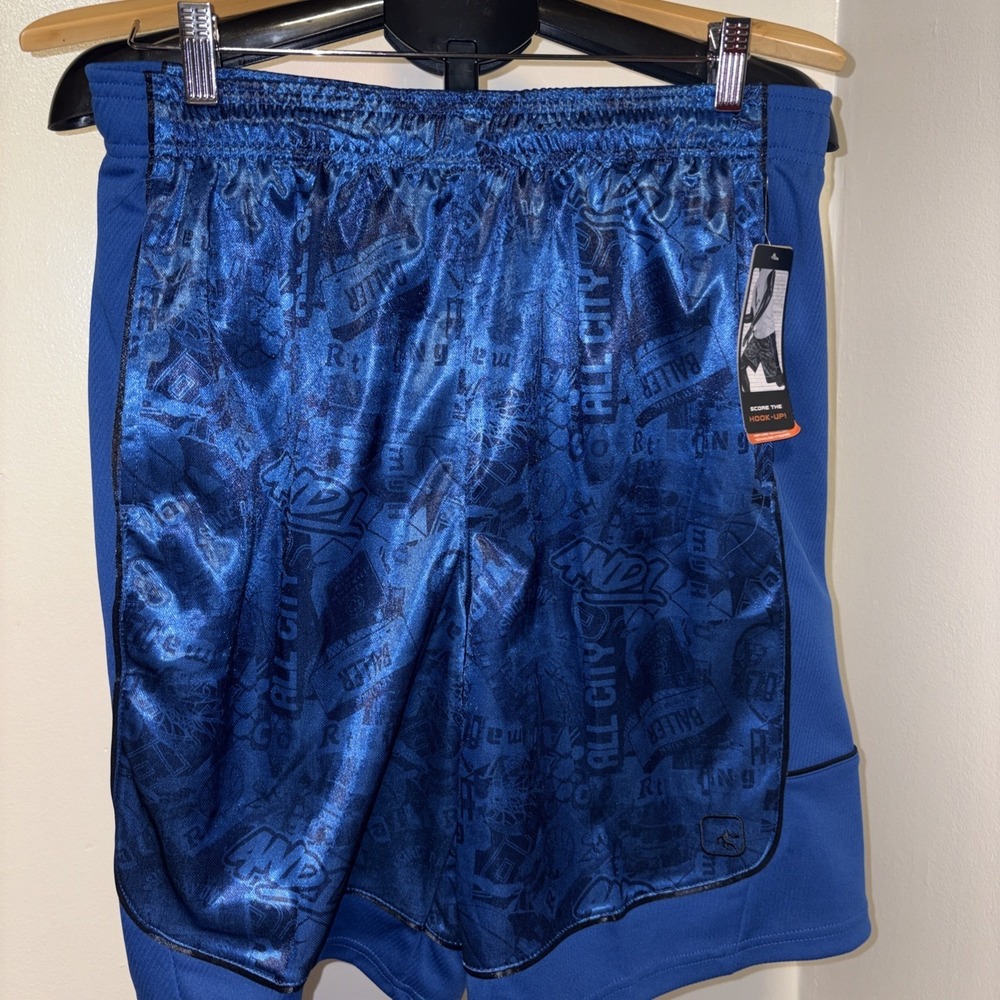 And1 Mens Basketball Gym Workout Shorts Blue ALL SIZE M 11 inch inseam